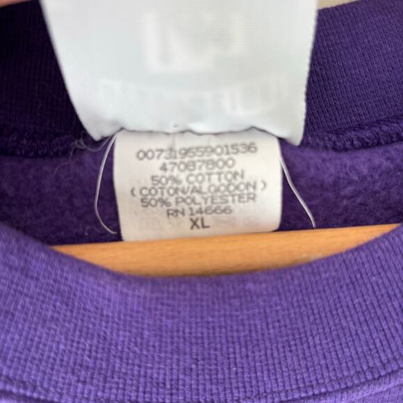 Vintage Y2K Relay For Life Cancer Purple Sweatshirt Size XL - Picture 4 of 6